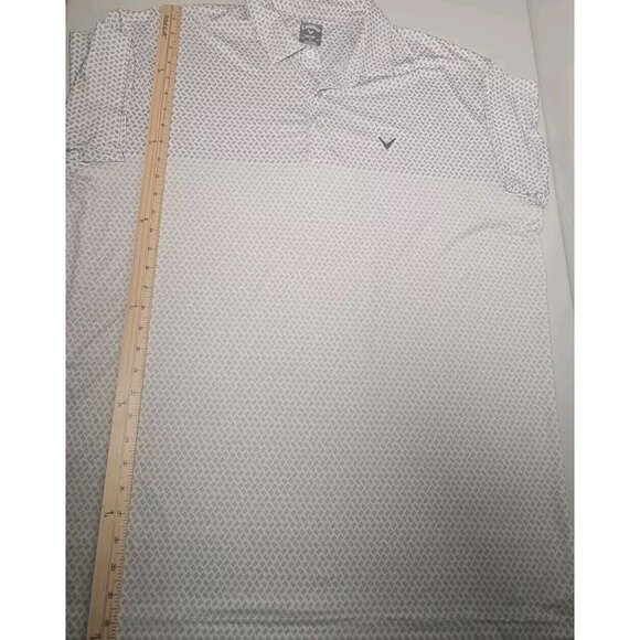 Callaway MENS Opti-Dri Polo White/black accents. EXTRA LARGE - Picture 5 of 7